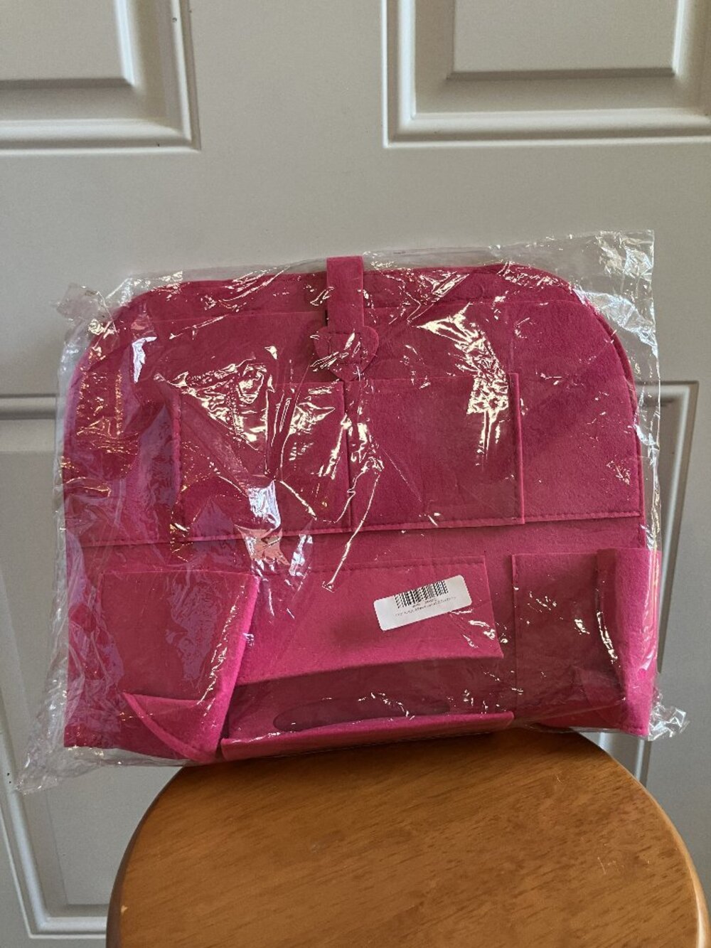 Pink Duffle Bag with Handle